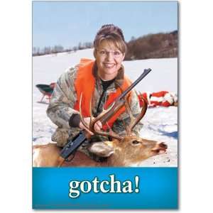  Palin Deer Set of 12 Funny Christmas Cards Health 