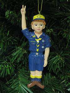 Cub Scout Boy Scouts America Christmas Tree Ornament Holiday Troop 