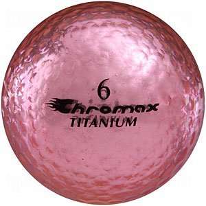  Chromax Titanium Metallic Series Golf Balls Metallic Pink 