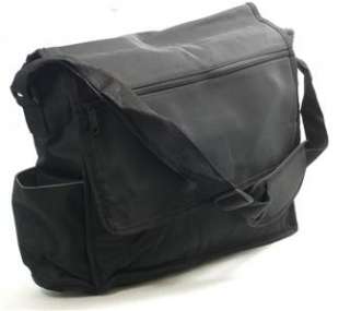 Diaper Bag, Messenger Style, Daddy Bag Black Nylon NEW  