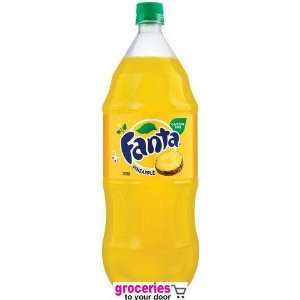 Fanta Pineapple Soda, 2 Liter Bottle (Pack of 6)  Grocery 