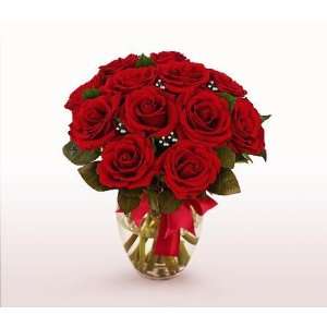 Send Fresh Cut Flowers   12 Long Stem Red Roses