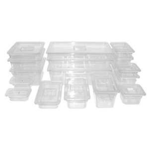  Full Size Clear Polycarbonate Food Pan   2 1/2 D