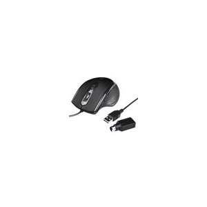  USB Wired Mouse 2000 DPI with Heavy Iron Black for Hp computer 