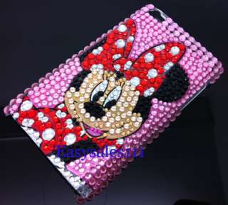   Touch 4 4G Minnie Mouse Bling Diamond Case Crystal Rhinestone Cover