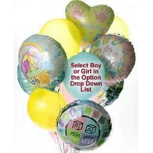  Baby Boy Balloons   Dozen Mylar & Latex Health & Personal 