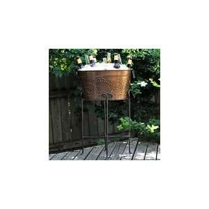  Bronzed Vine Beverage Tub Patio, Lawn & Garden