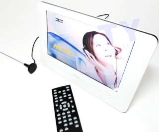   White Portable DVD Player Compatible DIVX/DVD/MPEG4//TV D3  