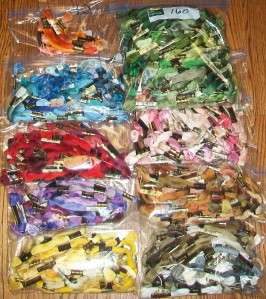   Lot 988 Skeins of DMC Embroidery Floss Thread and Organizers Keeper