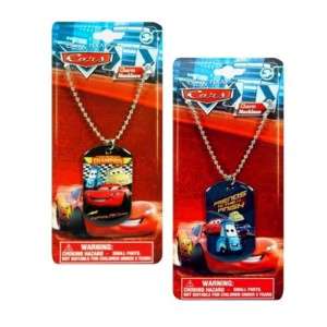   Cars Lightning Mcqueen Kids Dog Tag Necklaces BIRTHDAY PARTY FAVORS NW