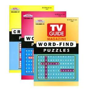  KAPPA TV Guide Word Finds & Crossword Puzzles Book, Case 