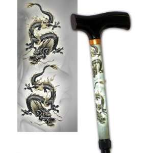  Scrolling Dragon Travel Cane