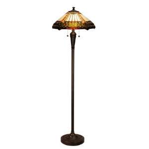  Dale Tiffany TF100047 Marakesh Floor Lamp, Mica Bronze and 