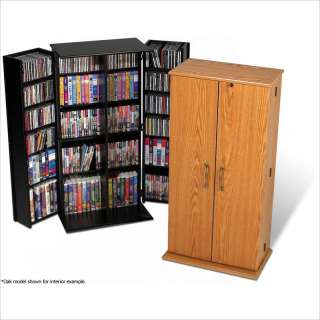Prepac Tall Locking Cabinet CD & DVD Media Storage 772398220437  