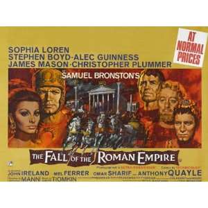 The Fall of the Roman Empire Poster Half Sheet B 22x28Sophia LorenAlec 
