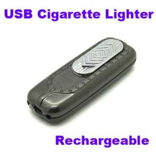 Electronic Lighter USB Rechargeable Power Battery Cigarette Cigar 