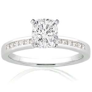   Cut Diamond Petite Engagement Ring VVS2 Fascinating Diamonds Jewelry