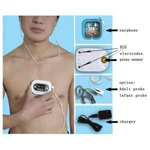 Electronic Visual Stethoscope+SpO2+ECG with  by DHL&EMS