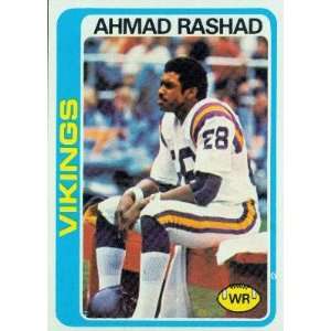  1978 Topps #125 Ahmad Rashad   Minnesota Vikings (Football 