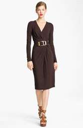 NEW Michael Kors Belted Jersey Wrap Dress $1,595.00