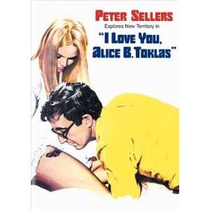  I Love You Alice B Toklas Poster B 27x40 Peter Sellers Jo 