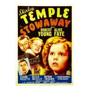  Stowaway, Robert Young, Alice Faye, Shirley Temple, 1936 