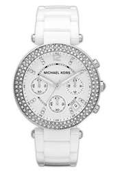 Michael Kors Parker Chronograph Ceramic Bracelet Watch $395.00