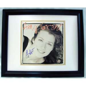 AMY GRANT Autographed Custom Framed Signed LP Flat