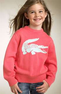 Lacoste Crocodile Sweater (Little Girls & Big Girls)  
