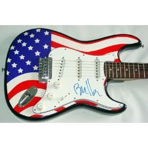 Ben Harper Autographed Signed USA Flag Guitar & Proof