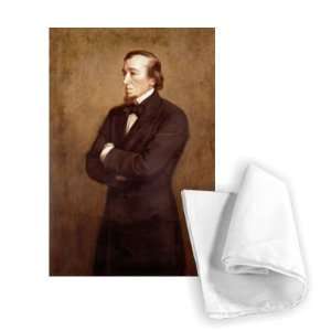 Portrait of Benjamin Disraeli (1804 1881)   Tea Towel 100% Cotton 