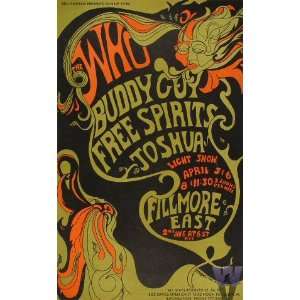  The Who & Buddy Guy Fillmore East Poster
