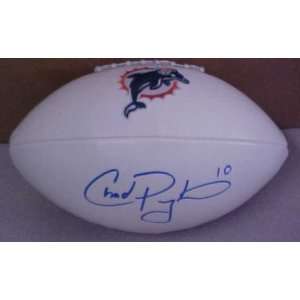 Chad Pennington Hand Signed Autographed Miami Dolphins Full Size NFL 