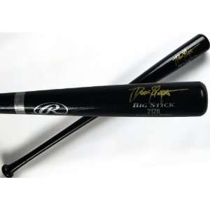 Dennis Haysbert Major League Film Autographed Baseball Bat   Pedro 