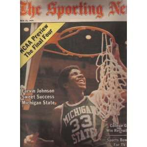  The Sporting News March 31, 1979, Earvin Magic Johnson of 