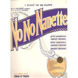  Sheet Music Edward Royces play No No Nanette 112 