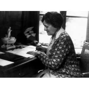 Edith Wharton, American Novelist, at Pavillion Colombe, 1930s 