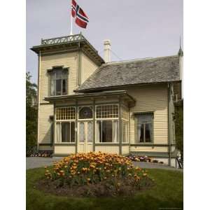 Edvard Griegs Home at Troldhaugen, Near Bergen, Norway, Scandinavia 