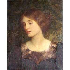  Contemplation by Sir Francis Dicksee. Size 23.75 X 30.00 