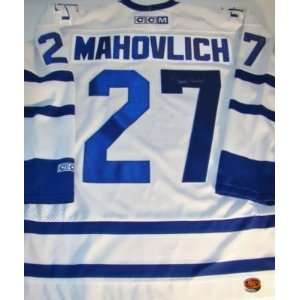 Frank Mahovlich Autographed Uniform   Auth CCM   Autographed NHL 