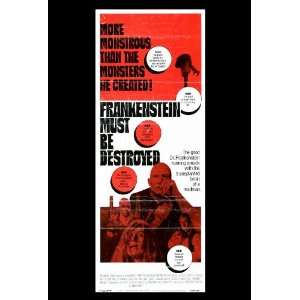  Frankenstein Must Be Destroyed (1970) 27 x 40 Movie Poster 