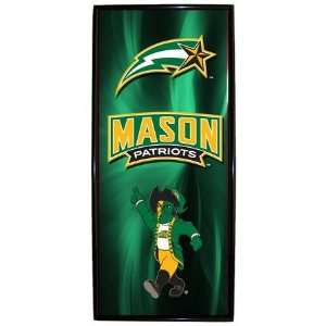 George Mason Patriots GMU NCAA 9.5 X 21.75 Vertical Mylar Frame 