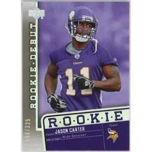Jason Carter Minnesota Vikings 2006 Upper Deck Rookie Debut Rookie 
