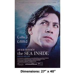  THE SEA INSIDE Javier bardem 27X40 Movie Poster 