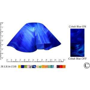 Jezebel Radiance® Large Lily Cobalt Navy Blue Glass Pendant/Ceiling 