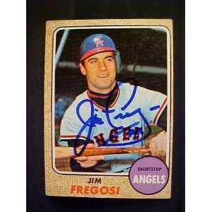Jim Fregosi California Angels #170 1968 Topps Autographed Baseball 