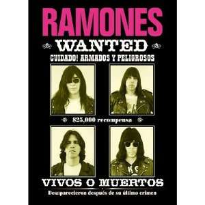   Wanted Punk Poster HUGE NEW Joey Ramone 