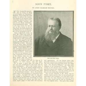  1901 Historian John Fiske 