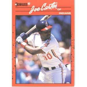  1990 Donruss # 114 Joe Carter Cleveland Indians Baseball 