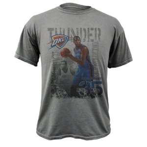 Kevin Durant Oklahoma City Thunder Titanium Caged Player Youth T Shirt